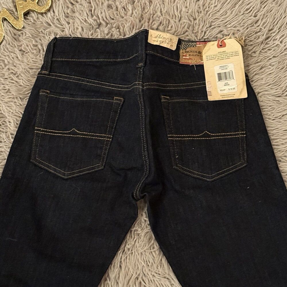 Denim & Supply Ralph Lauren Skinny Jeans Dark Wash Size 26 X 32 NWT - Picture 9 of 10